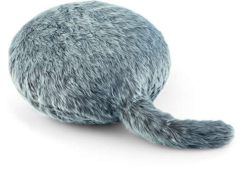 Qoobo（クーボ） HUSKY GRAY